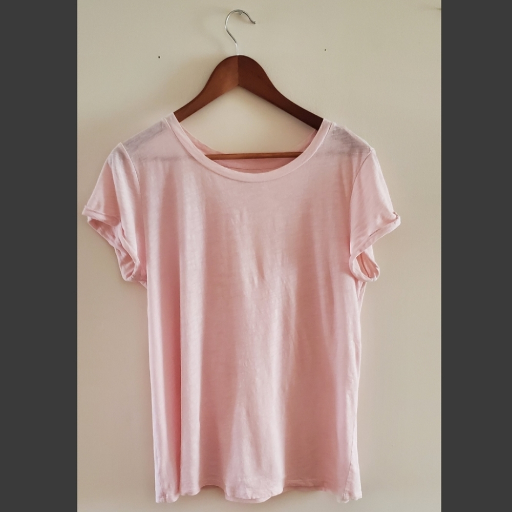 Loft baby pink vintage soft t-shirt